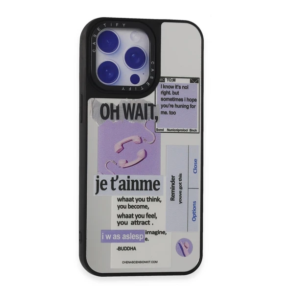 İphone 15 Pro Kılıf Mirror Desenli Kapak - Mirror - 4 ürün görseli 1