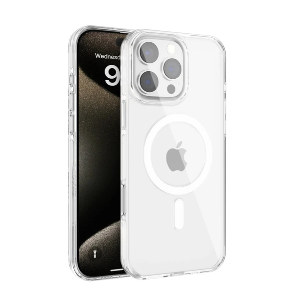 Joko İphone 16 Pro Max Gleam Pc Sert Magsafe Kılıf - Şeffaf ürün görseli 1