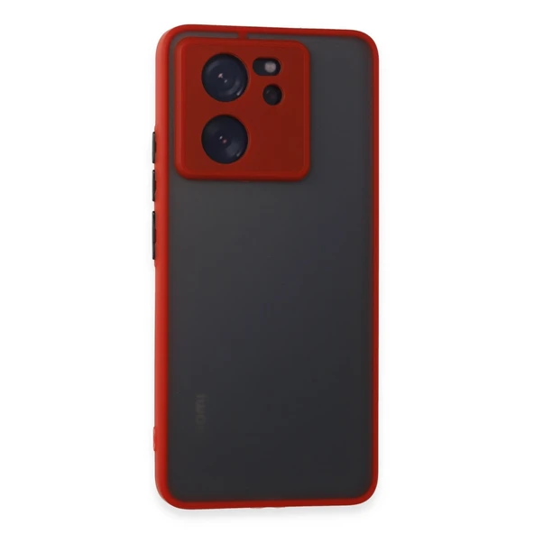 Xiaomi Mi 13T Pro Kılıf Montreal Silikon Kapak - Kırmızı ürün görseli 1