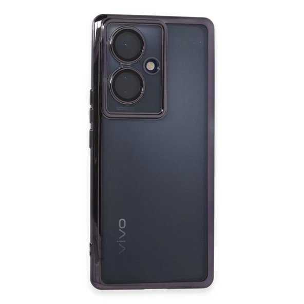 Vivo V29 Lite Kılıf Razer Lensli Silikon - Mor ürün görseli 1