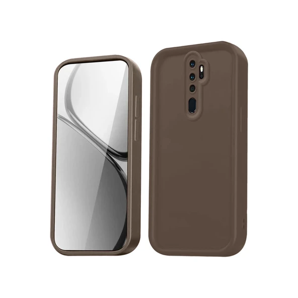 Xiaomi Redmi Note 8 Pro Kılıf Viera Silikon - Kahverengi ürün görseli 1