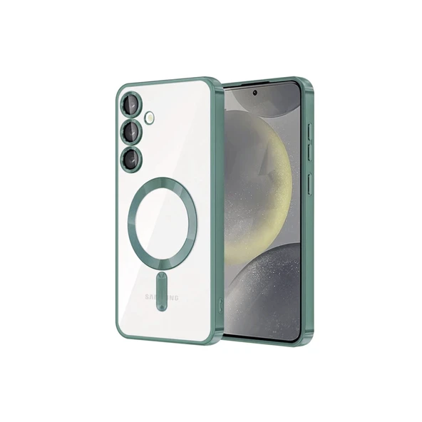 Samsung Galaxy S23 Plus Kılıf Kross Magneticsafe Kapak - Koyu Yeşil ürün görseli 1