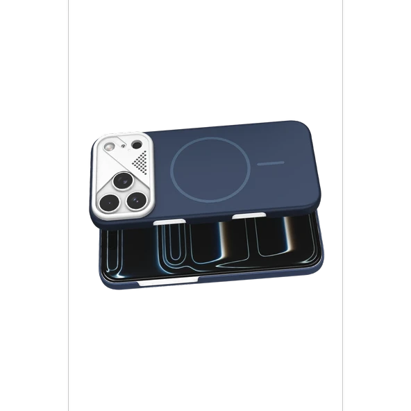 Joko İphone 17 Pro Export Magsafe Kapak - Lacivert - Resim 3