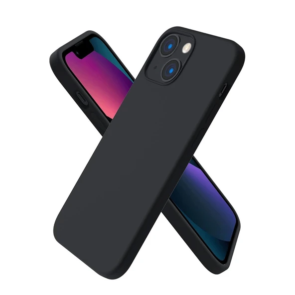 İphone 13 Mini Kılıf First Silikon - Siyah ürün görseli 1
