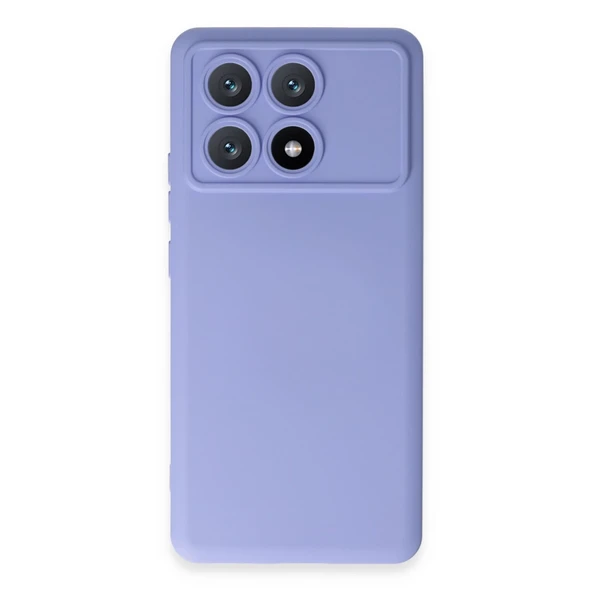 Xiaomi Poco X6 Pro Kılıf Nano İçi Kadife Silikon - Lila ürün görseli 1