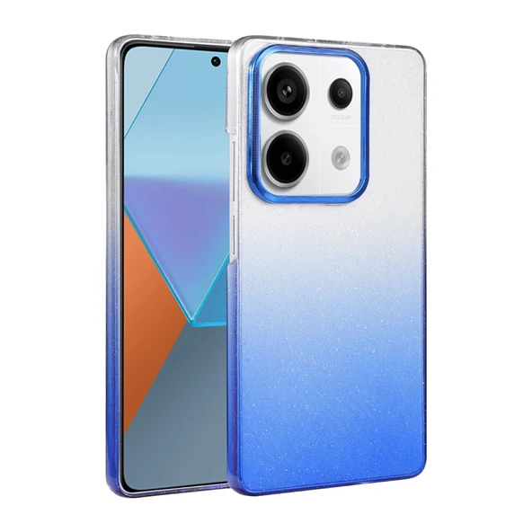 Xiaomi Redmi Note 13 Pro 4G Glossy Kapak - Mavi ürün görseli 1