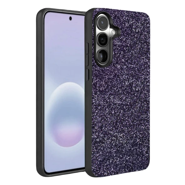 Onegif Samsung Galaxy A37 5G Bright Simli Kapak - Derin Mor ürün görseli 1