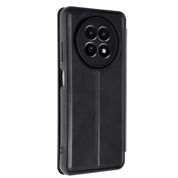Realme 12 5G Kılıf Flip Cover - Siyah ürün görseli 1