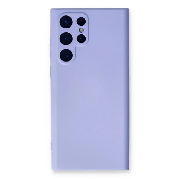 Samsung Galaxy S24 Ultra Kılıf Nano İçi Kadife Silikon - Lila ürün görseli 1