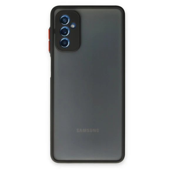 Samsung Galaxy M52 5G Kılıf Montreal Silikon Kapak - Siyah ürün görseli 1
