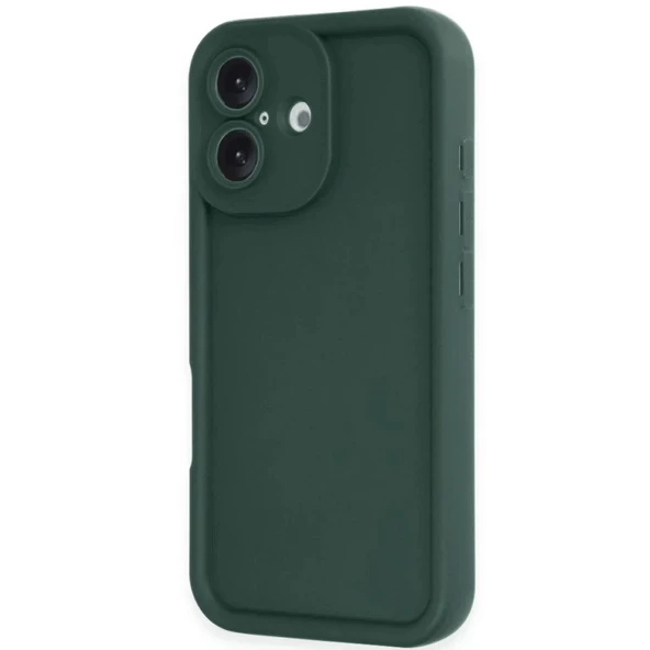 İphone 16 Kılıf Viera Silikon - Koyu Yeşil ürün görseli 1