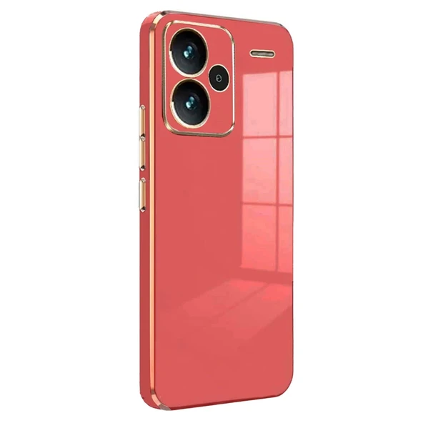 Xiaomi Redmi Note 13 Pro Plus Kılıf Volet Silikon - Kırmızı ürün görseli 1