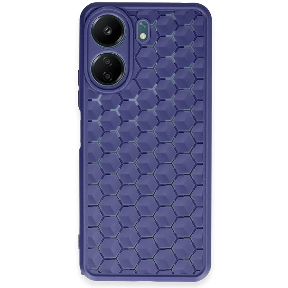 Xiaomi Redmi 13C Kılıf Petek Silikon Kapak - Lacivert ürün görseli 1