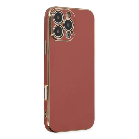 İphone 16 Pro Max Kılıf Volet Silikon - Kırmızı ürün görseli 1