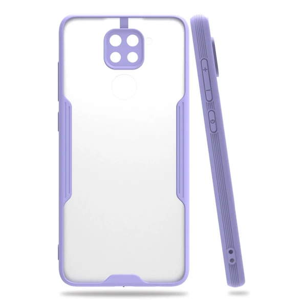 Xiaomi Redmi Note 9 Kılıf Platin Silikon - Lila ürün görseli 1