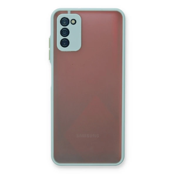 Samsung Galaxy A03S Kılıf Montreal Silikon Kapak - Turkuaz ürün görseli 1