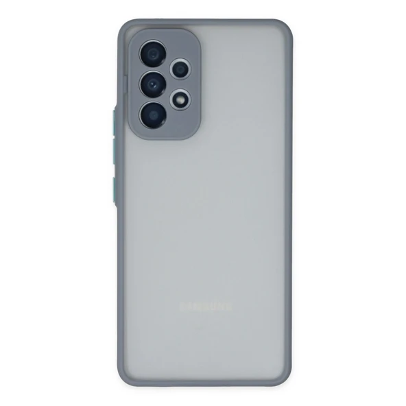 Samsung Galaxy A53 5G Kılıf Montreal Silikon Kapak - Gri ürün görseli 1