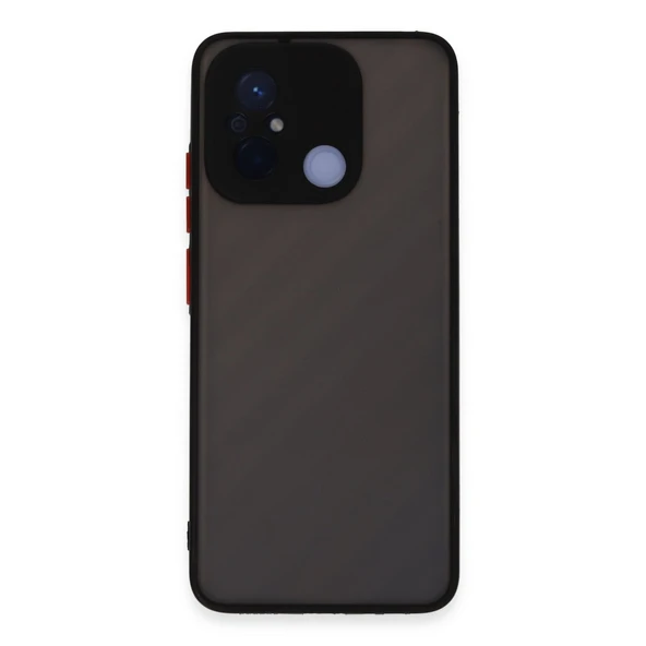 Xiaomi Redmi 12C Kılıf Montreal Silikon Kapak - Siyah ürün görseli 1