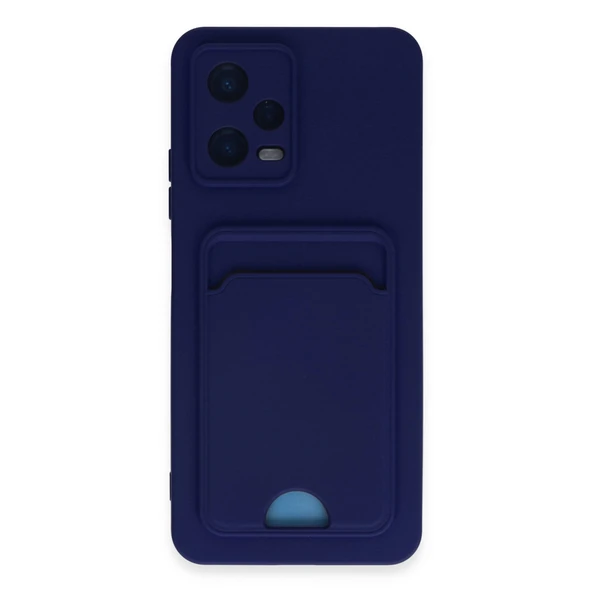Xiaomi Poco X5 5G Kılıf Kelvin Kartvizitli Silikon - Lacivert ürün görseli 1