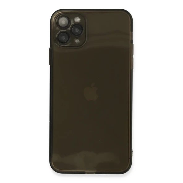 İphone 11 Pro Max Kılıf Fly Lens Silikon - Siyah ürün görseli 1