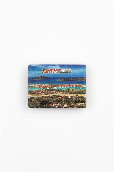 Seyşeller Temalı Taş Magnet - Resim 3