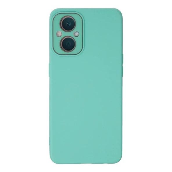 Oppo Reno 7 Lite Kılıf Lansman Glass Kapak - Turkuaz ürün görseli 1