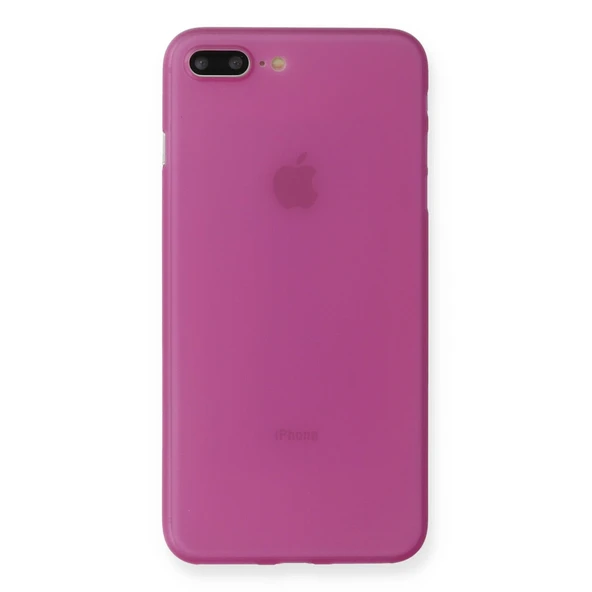 İphone 7 Plus Kılıf Pp Ultra İnce Kapak - Pembe ürün görseli 1