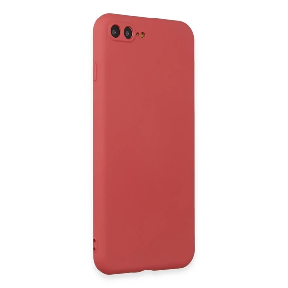 İphone 7 Plus Kılıf First Silikon - Kiremit - Resim 2