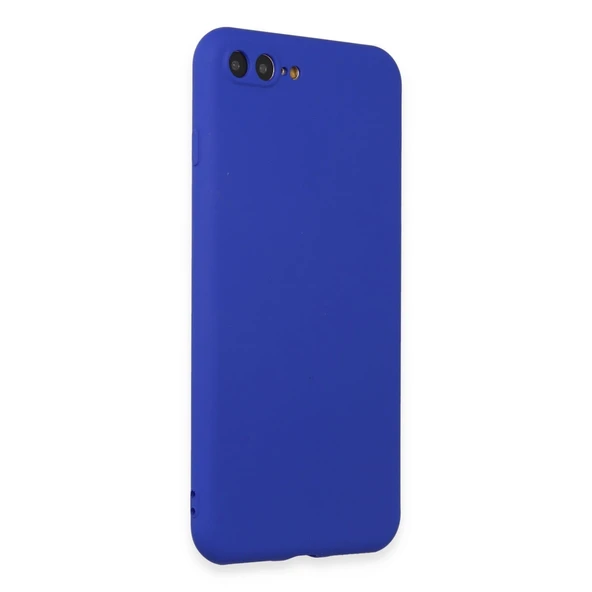 İphone 7 Plus Kılıf First Silikon - Koyu Mavi - Resim 2