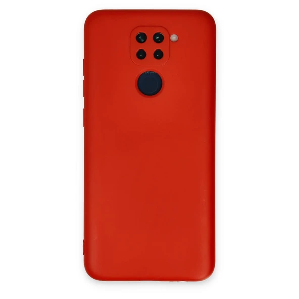 Xiaomi Redmi Note 9 Kılıf Nano İçi Kadife Silikon - Kırmızı ürün görseli 1
