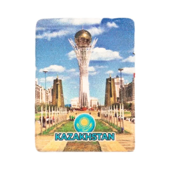 Kazakistan Temalı Taş Magnet ürün görseli 1