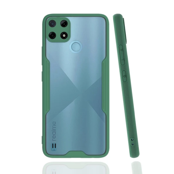 Realme C25Y Kılıf Platin Silikon - Yeşil ürün görseli 1