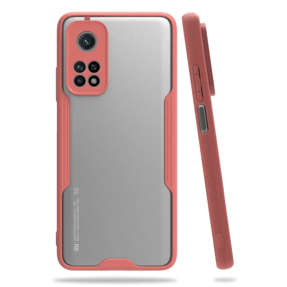 Xiaomi Mi 10T Pro Kılıf Platin Silikon - Pembe ürün görseli 1