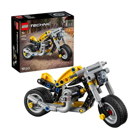 42225 Lego Technic Sarı Motosiklet 151 parça +7 yaş ürün görseli 1