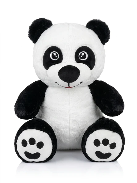 Siyah Beyaz Panda Oyuncak Yumuşak Peluş (45 cm) - 1 adet ürün görseli 1