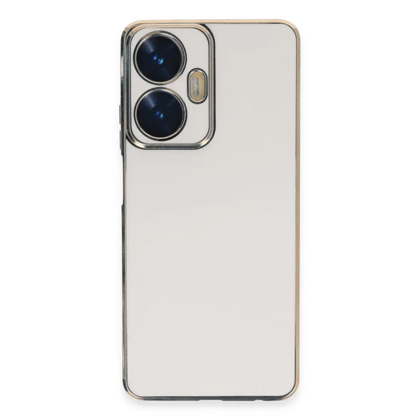 Realme C55 Kılıf Volet Silikon - Beyaz ürün görseli 1
