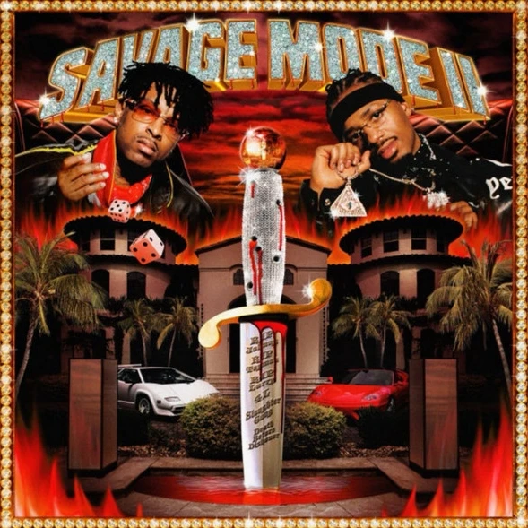 21 Savage, Metro Boomin - Savage Mode II (Translucent Red Vinyl) - Plak ürün görseli 1