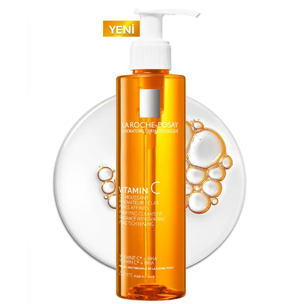 La Roche Posay C Vitamini Içerikli Işıltı Veren Yüz Temizleme Jeli 200 ml ürün görseli 1