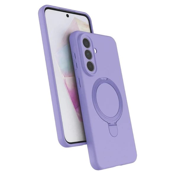 Samsung Galaxy A57 5g Regal Magsafe Standlı Kapak - Lila ürün görseli 1