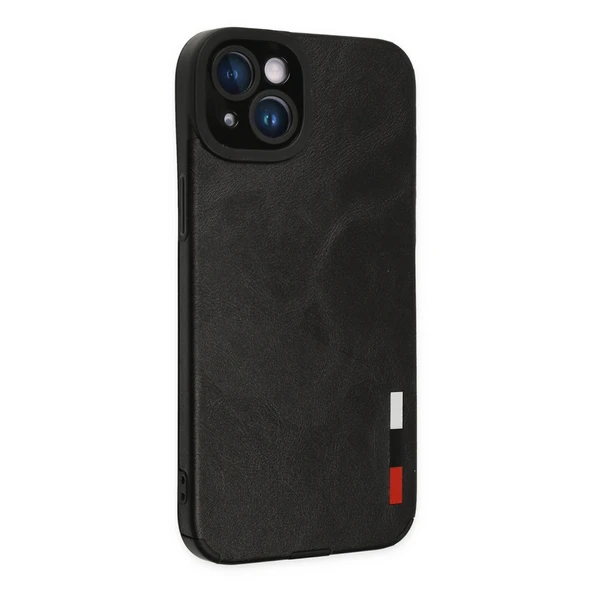 Apple İphone 14 Plus Kılıf Loop Deri Silikon - Siyah - Resim 2