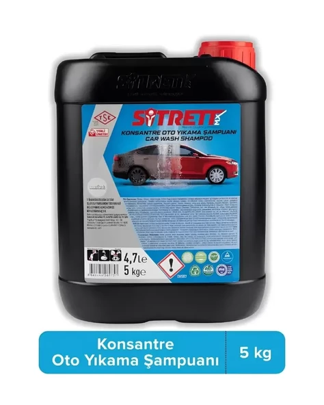 SİTRETT MX  Cilalı Boya Korumalı Oto Şampuanı Pro 5 Kg ürün görseli 1