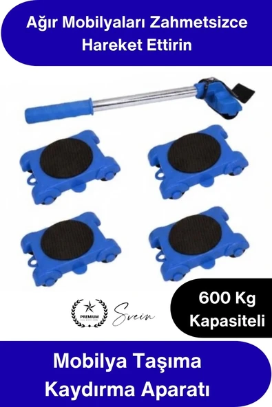 #EşyaTaşıma Mobilya Taşıma Kaydırma Aparatı Eşya Krikosu Tekerlekli Ağır Yük Taşıma Seti Kaldırma Kolu Dolap Koltuk Buzd ürün görseli 1