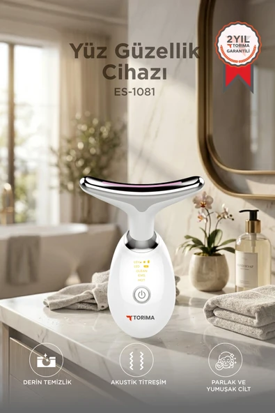 Elektronik beyaz yüz masaj aleti sıkılaştırıcı ve yaşlanma karşıtı bakım cihazı Tip ürün görseli 1