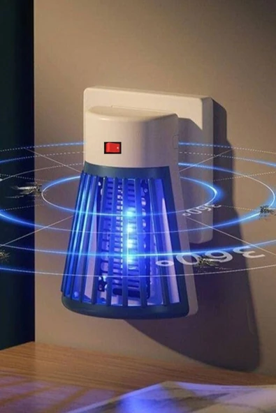 Priz tipi 1W UV ışıklı makine formunda tehlikeli olmayan sinek öldürücü lamba - Süpermarket ürün görseli 1