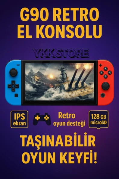 Taşınabilir oyun konsolu 7 inç IPS HD ekran 10000 oyun 2000mAh pil Bluetooth çok renkli ürün görseli 1