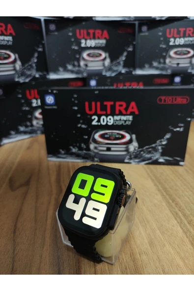 49mm Siyah Kasa ve Turuncu Silikon Kordonlu Akıllı Saat - Sesli Görüşme ve SIM Kart Desteği ürün görseli 1