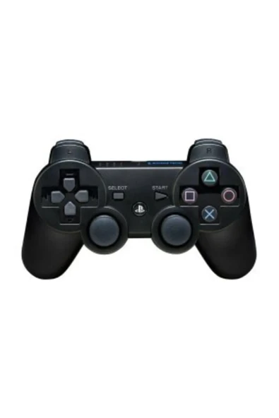 Siyah wireless bluetooth joystick Playstation 3 uyumlu hızlı şarj destekli oyun kolu ürün görseli 1