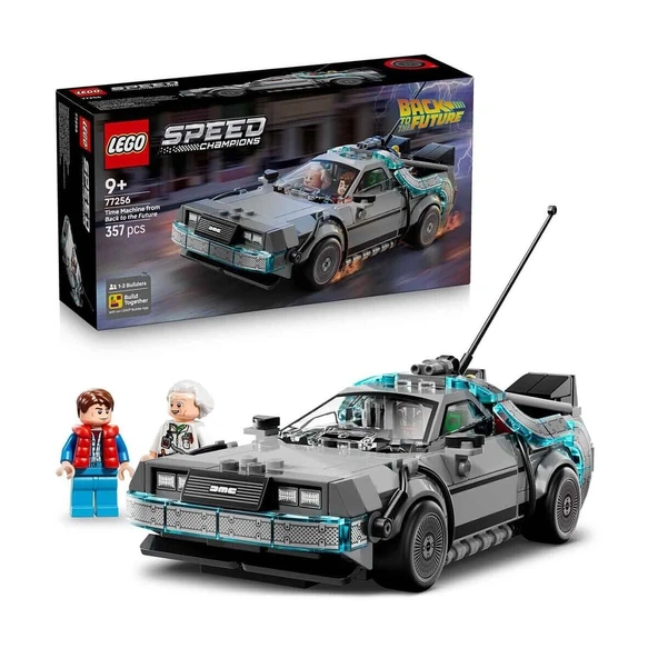 77256  Speed Champions Geleceğe Dönüş: Zaman Makinesi 357 parça +9 yaş ürün görseli 1