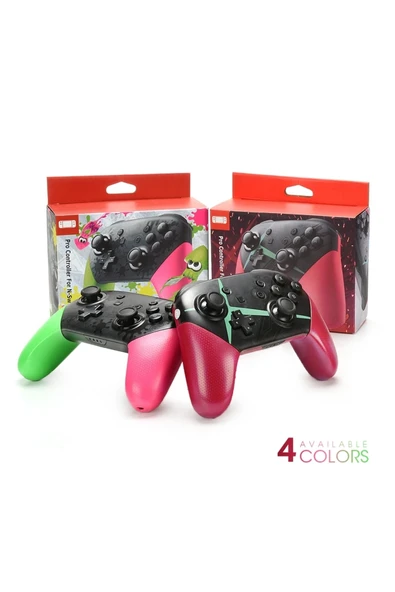 Nintendo Switch uyumlu kırmızı bluetooth joystick kablosuz oyun kolu - Garantisiz Garanti Süresi ürün görseli 1
