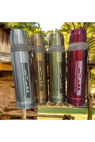 Paslanmaz çelik termos 500 ml çok renkli 24 saat yalıtım süresi ile - Spor & Outdoor ürün görseli 1